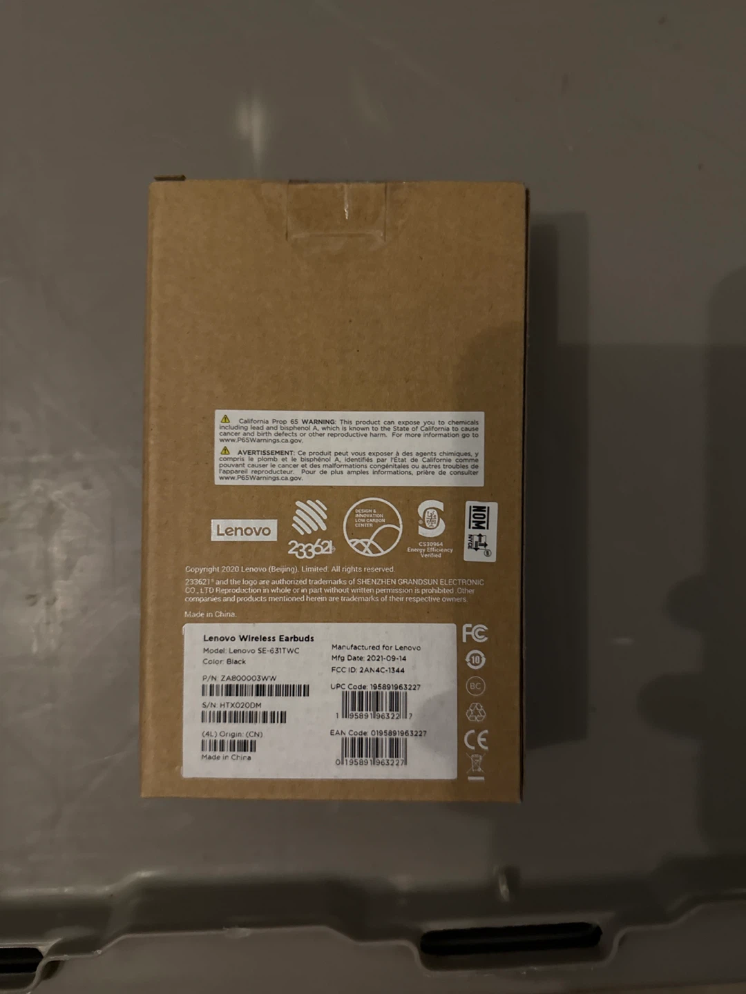 Lenovo Droplet True Wireless Earbuds - New in Box! - photo 2