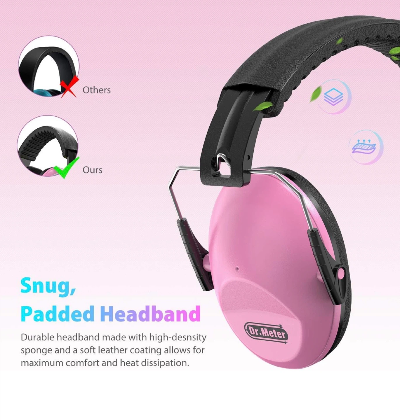 Brand New: Dr. Meter Pink Kids Ear Protection - photo 4