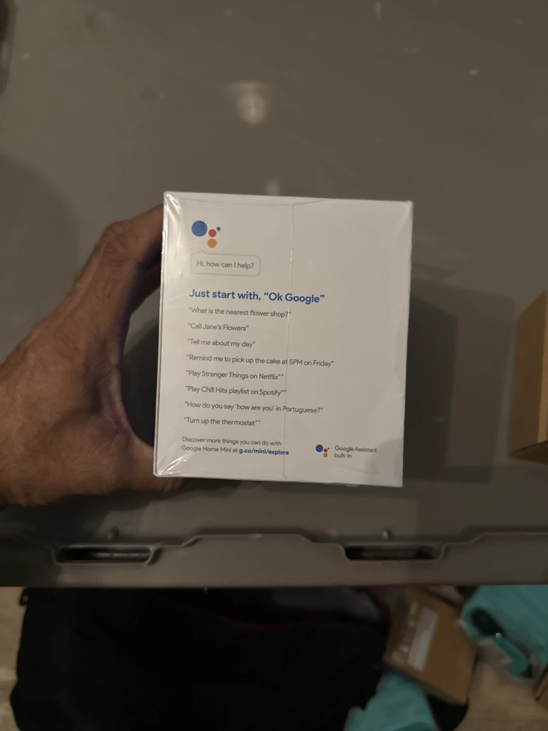 New Google Home Mini Smart Speaker - photo 3