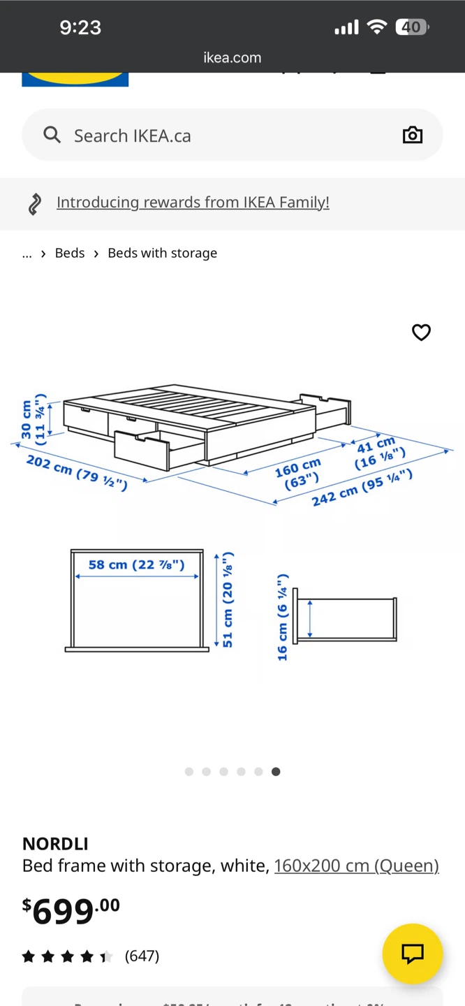 Moving Sale! IKEA Nordli Queen Bed - photo 3