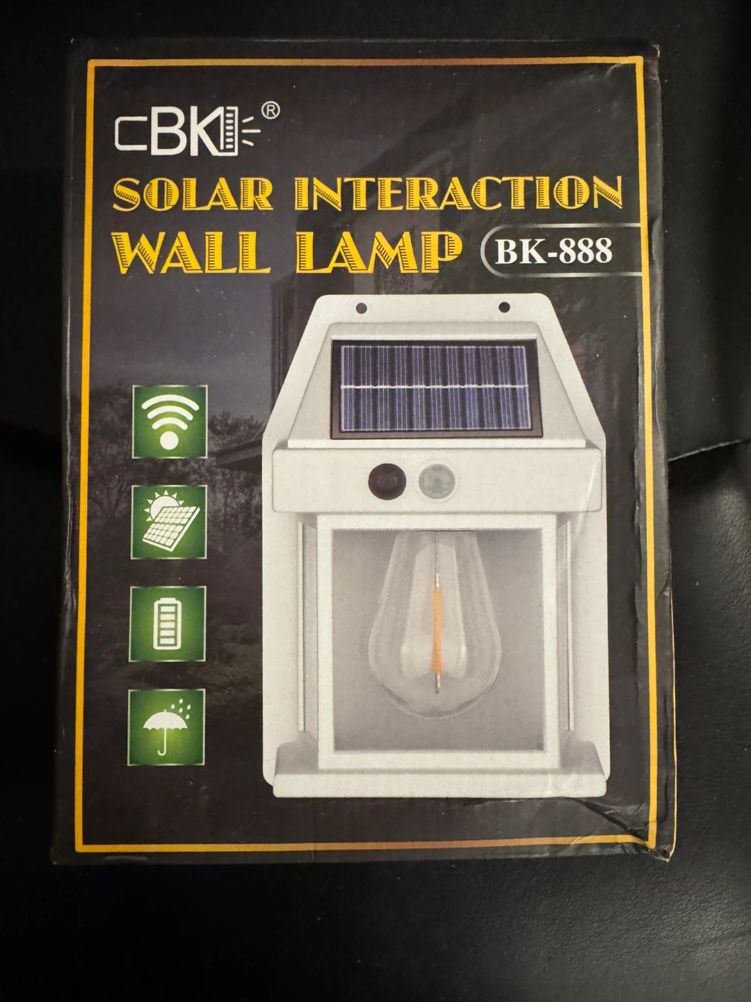 CBKI Solar Wall Lamp 🥕