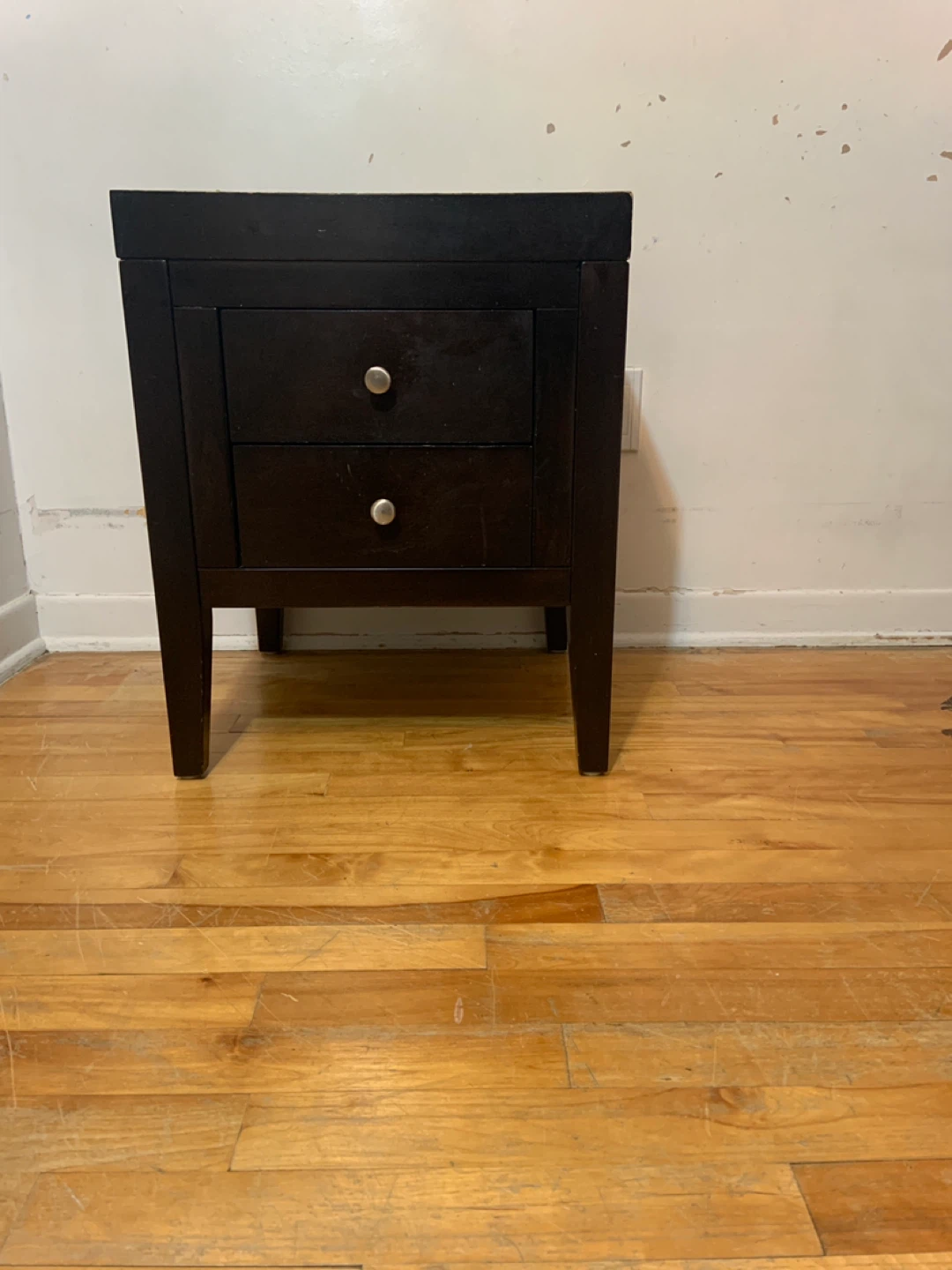 Black 2-Drawer Nightstand — Pickup Today