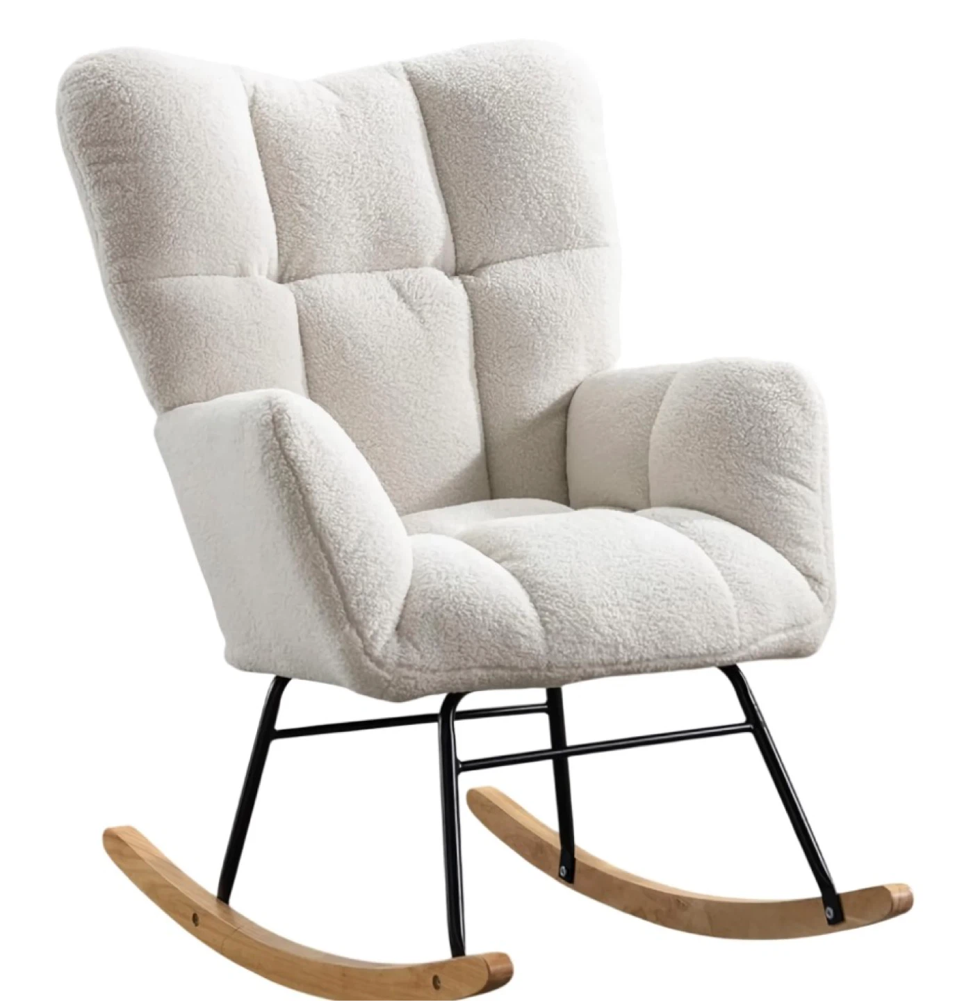 Rocking Chair - Ivory Teddy