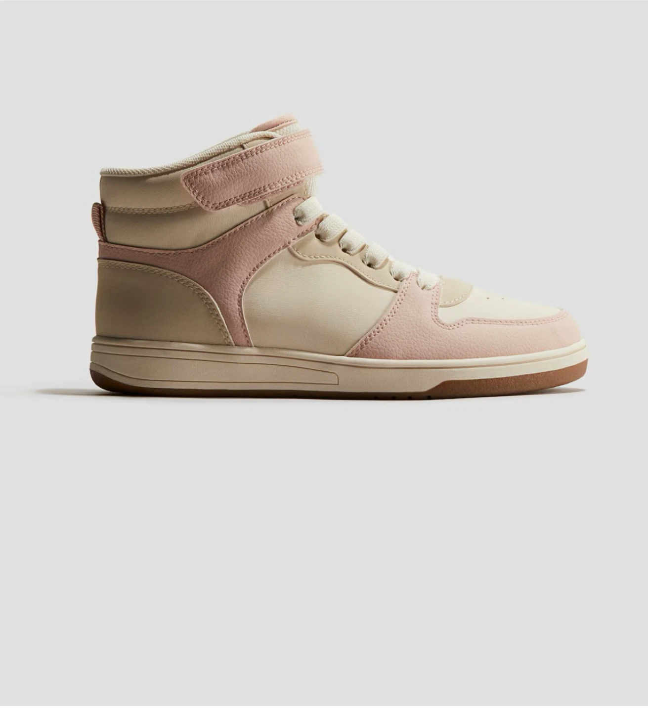 Pink High-Top Sneakers