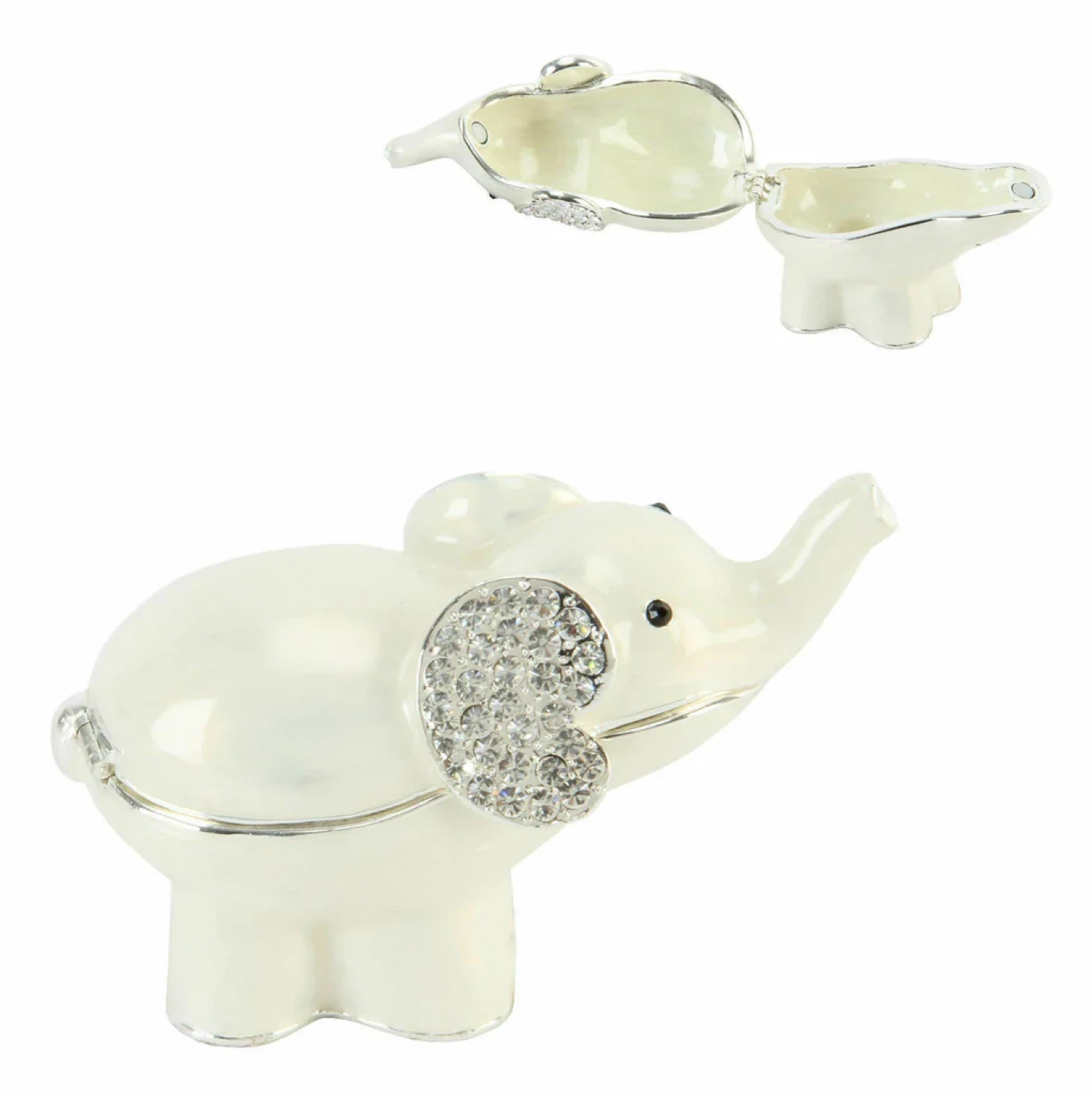 Jewelled Elephant Trinket Box - photo 2
