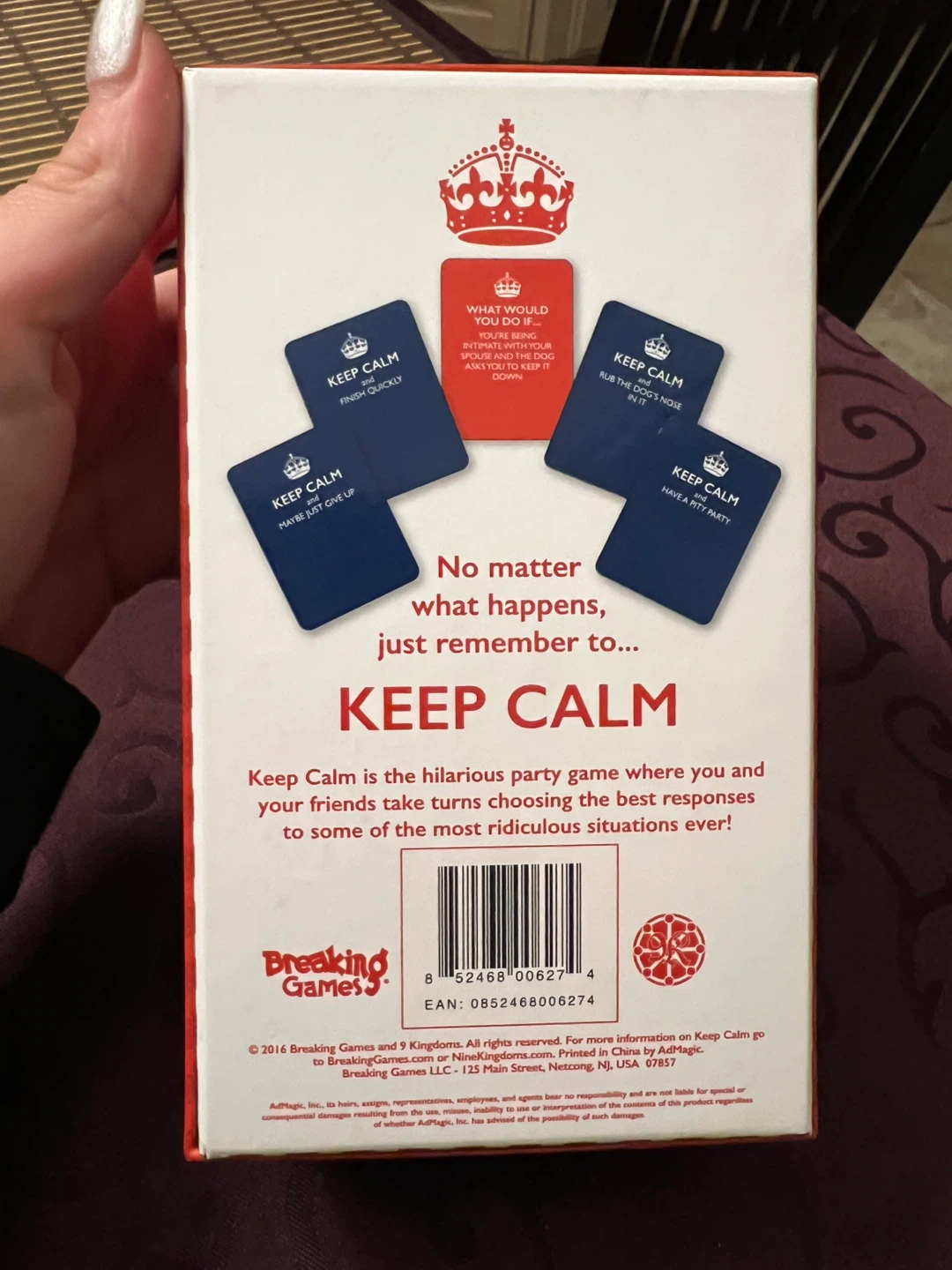 Keep Calm - And Game On - by Breaking Games - photo 2
