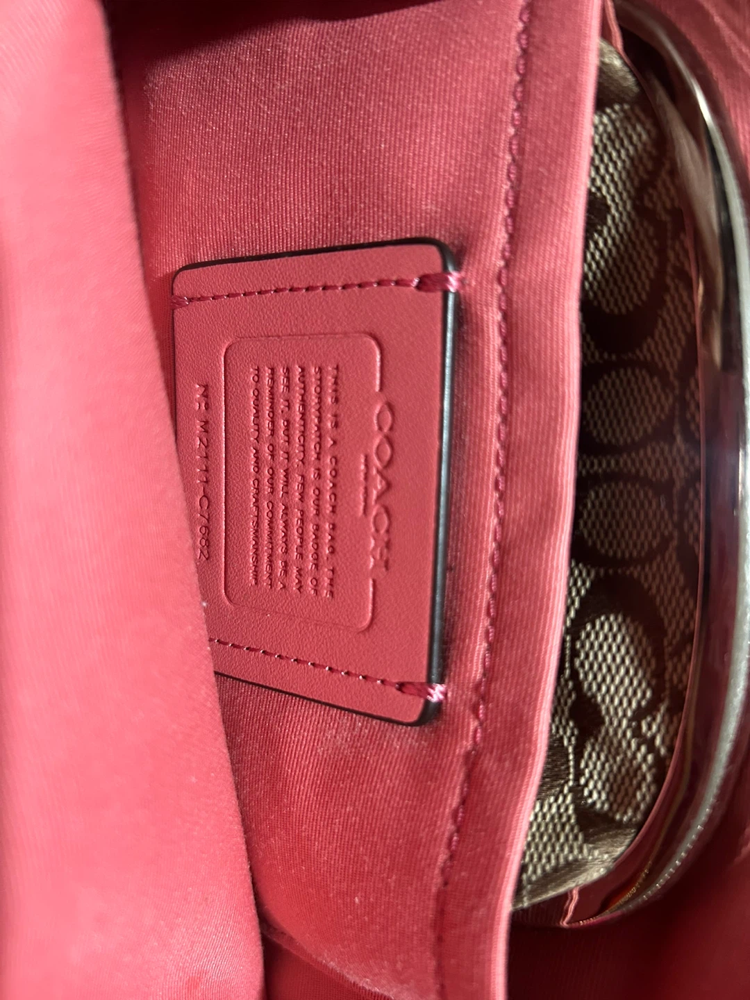 Coach Two-Tone Pink and Tan Crossbody Bag - photo 5
