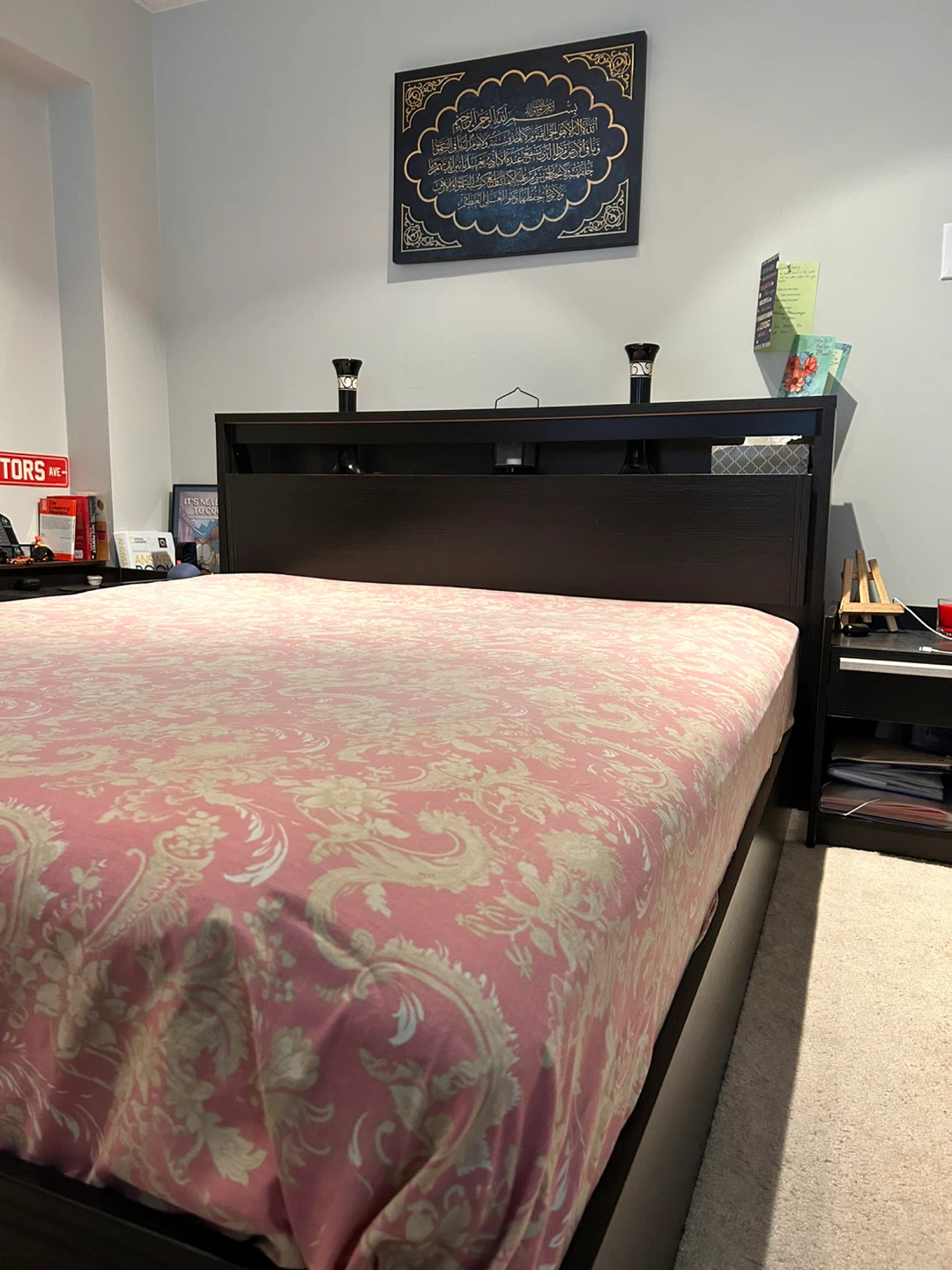 King size Bed /storage /chest of drawers /2 night stands
