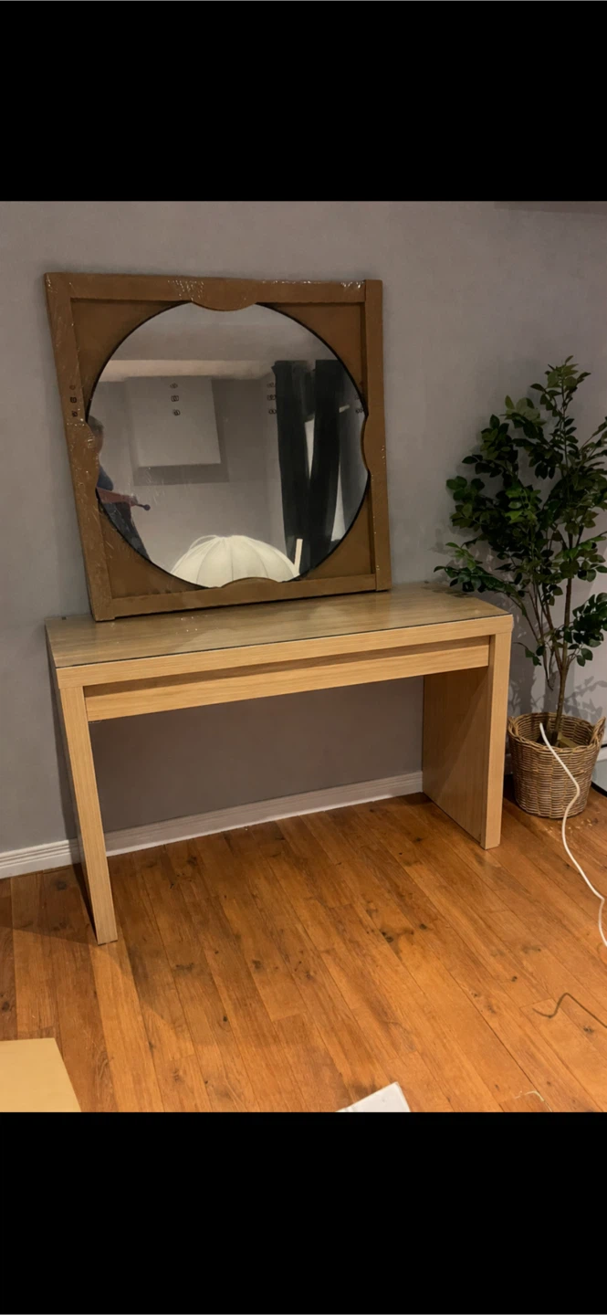 IKEA Vanity Table - Light Brown