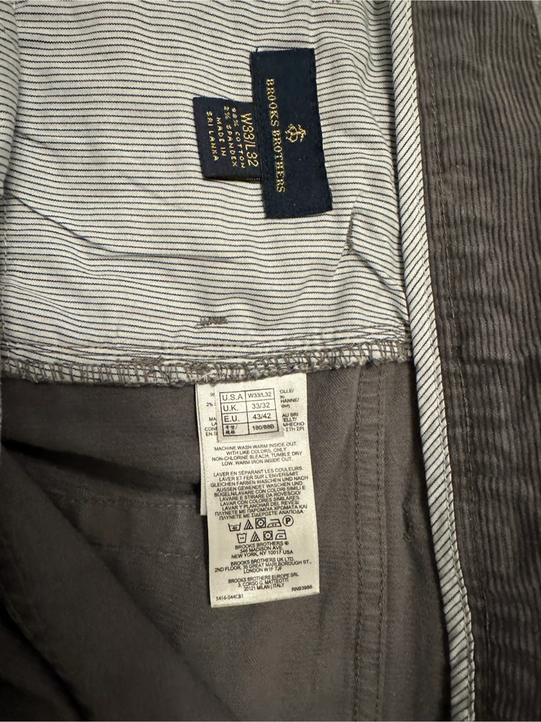Brook Brothers men’s corduroy pants - photo 4