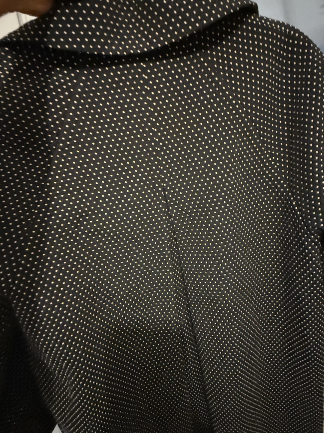 Isaac Mizrahi New York Black/White Polka Dot Coat - photo 5