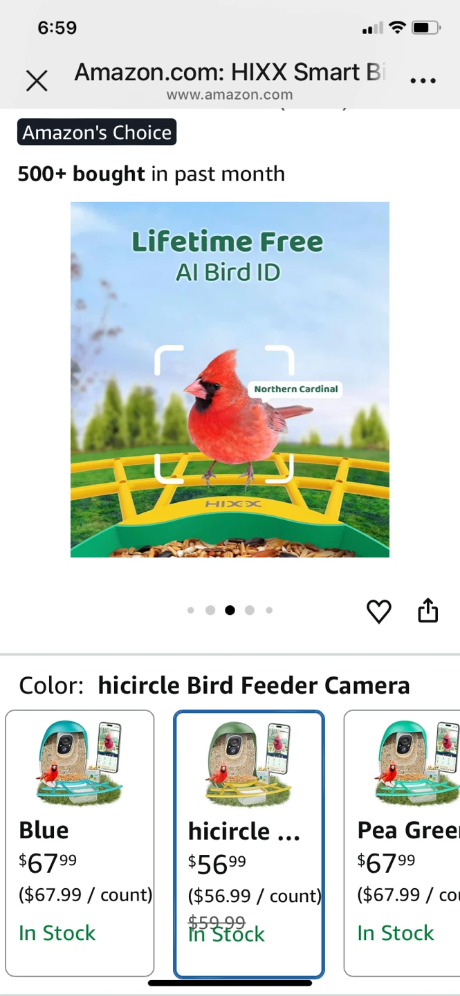 🥕 hicircle bird feeder camera. - photo 4