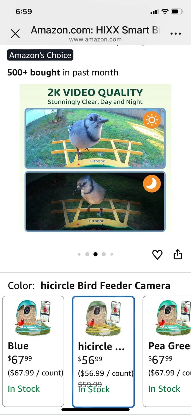 🥕 hicircle bird feeder camera. - photo 5