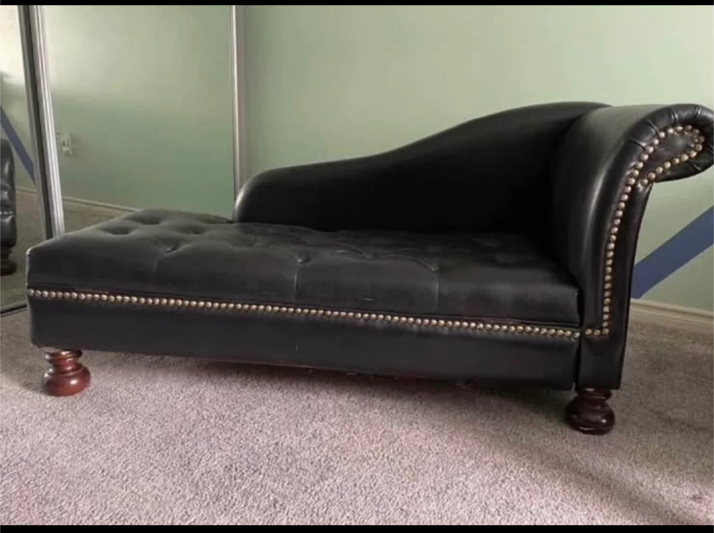 Black Chaise Lounge - photo 2