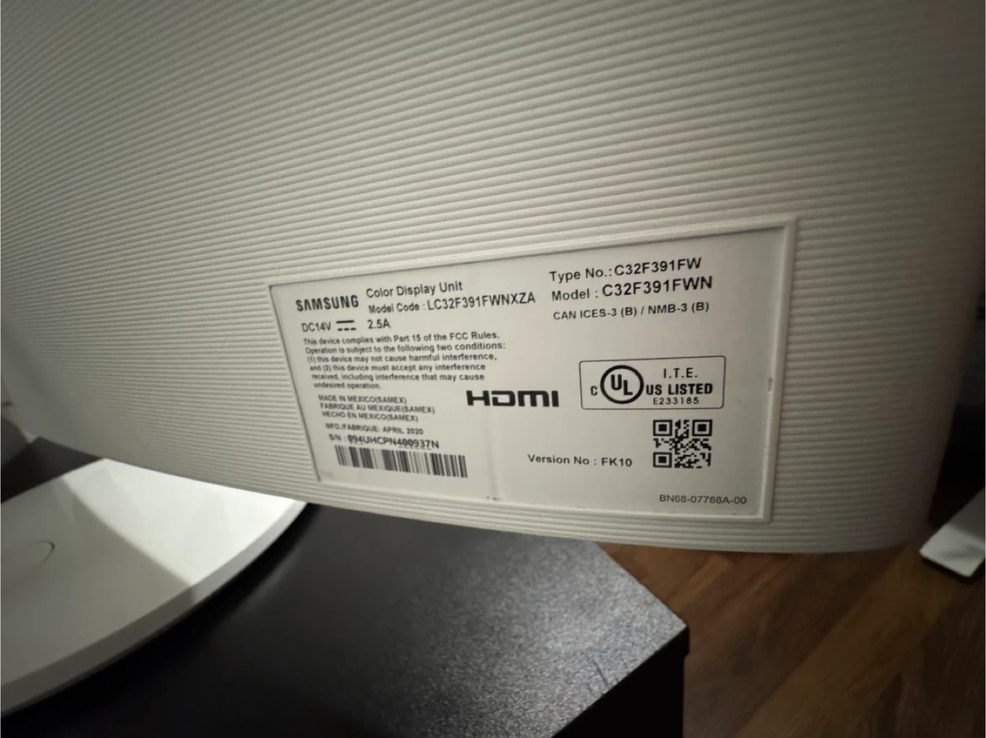 Samsung C32F391FWN 32" Curved Monitor - photo 5