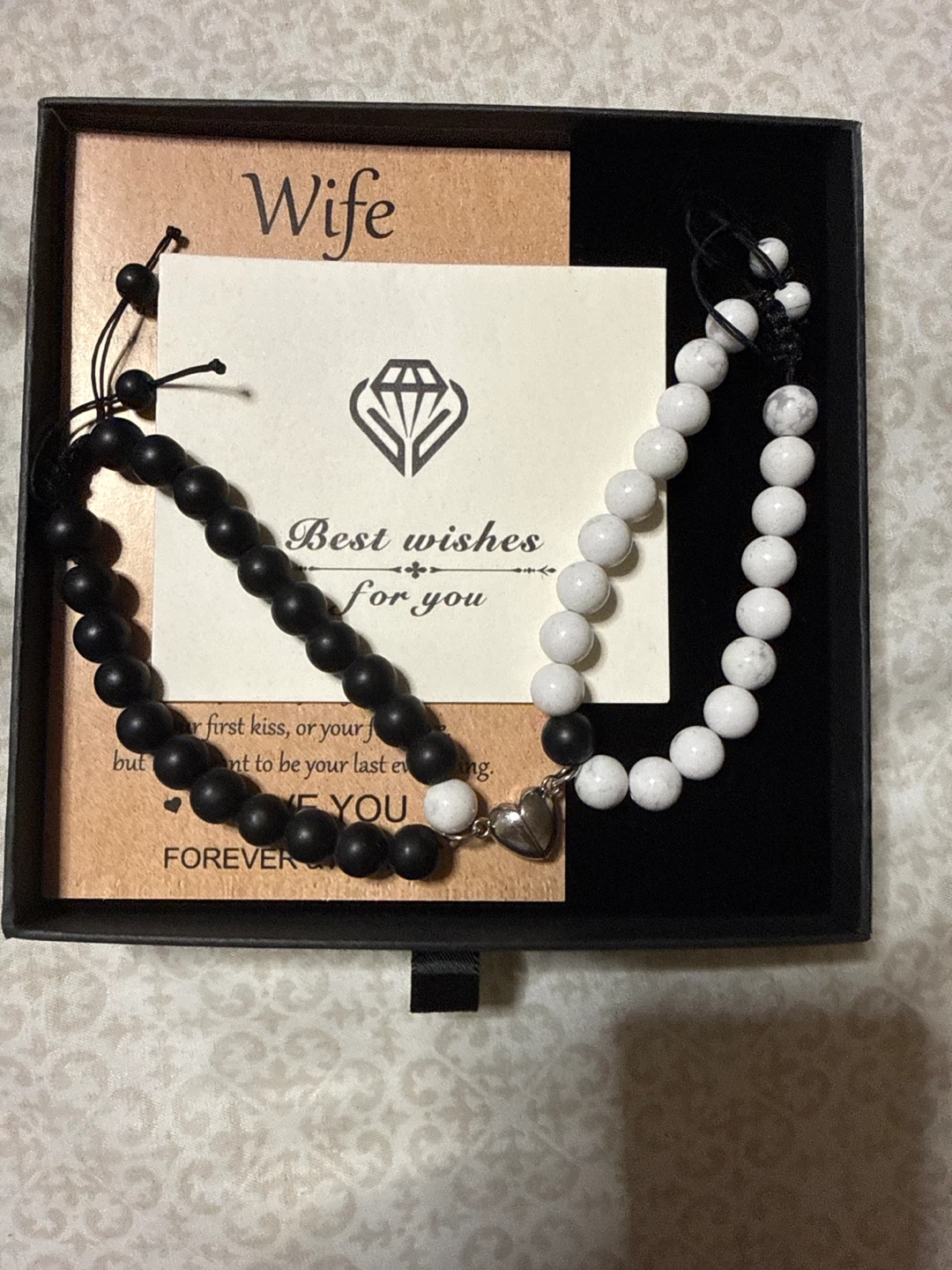 Matching Couple Bracelets - Wife & Husband