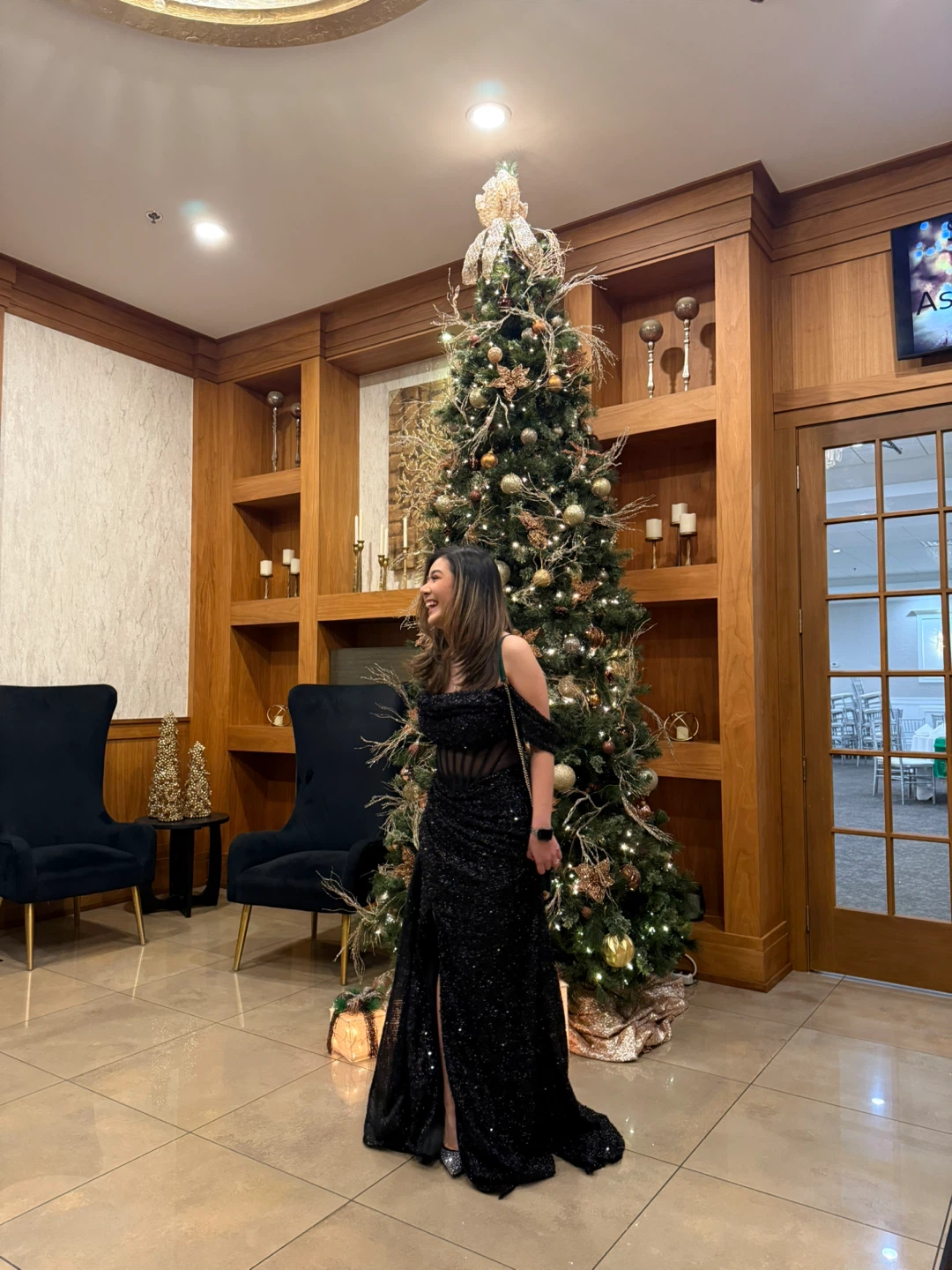 Black Long Gown - photo 2