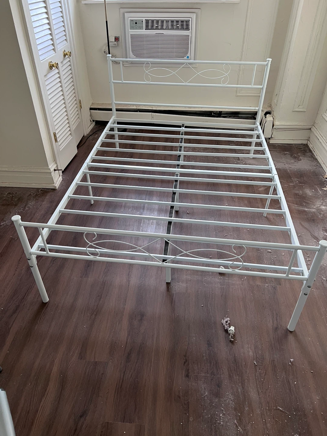 Bed. Frame. Full sizes It's already disassembled.