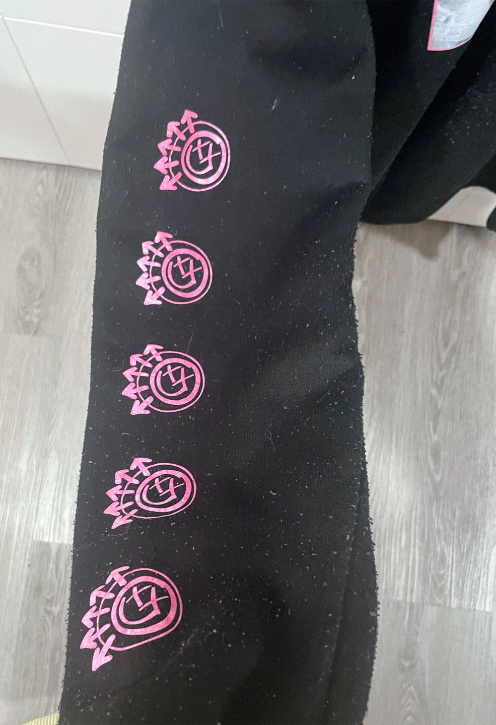Women’s Blink 182 Band Black and Pink Hoodie - photo 4
