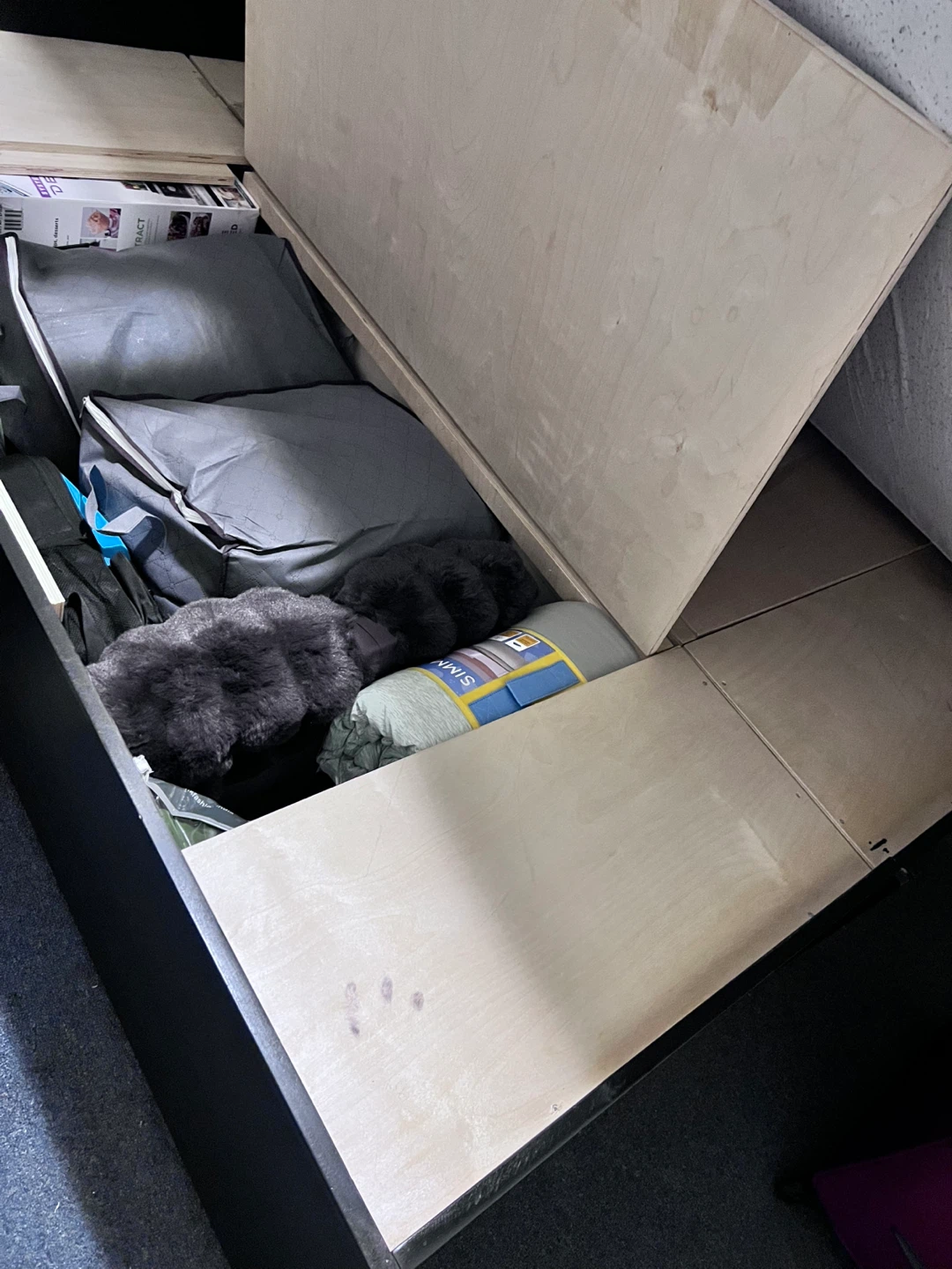 Queen storage box bed - photo 3