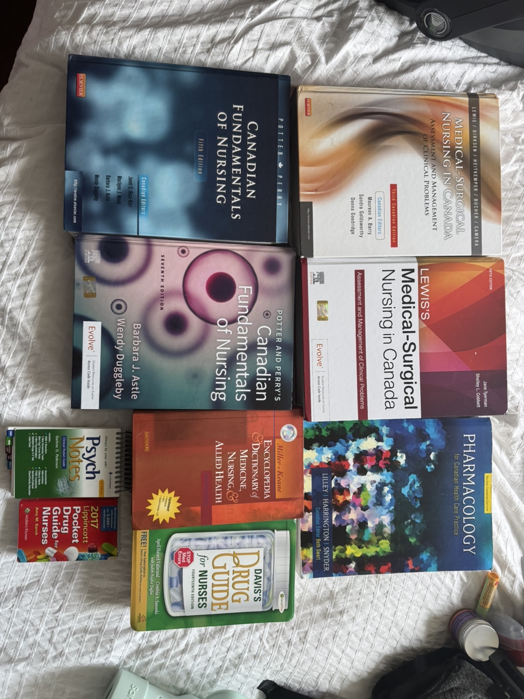 Nursing Textbooks - Fundamentals, Medical-Surgical, Pharmacology