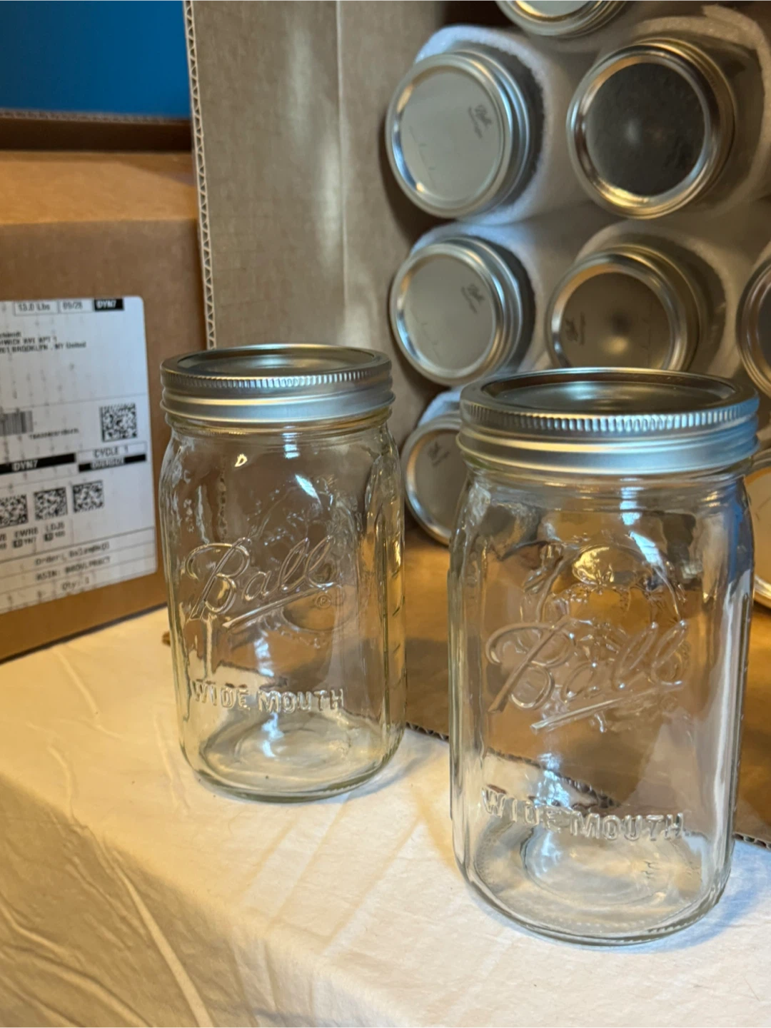 Ball Wide Mouth Mason Jars - 24 Pack