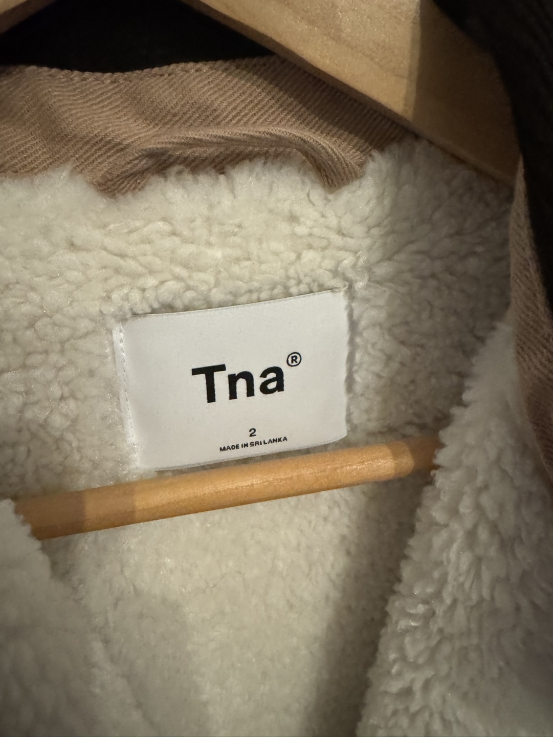 Tna Sherpa Jacket - Size 2 - photo 2