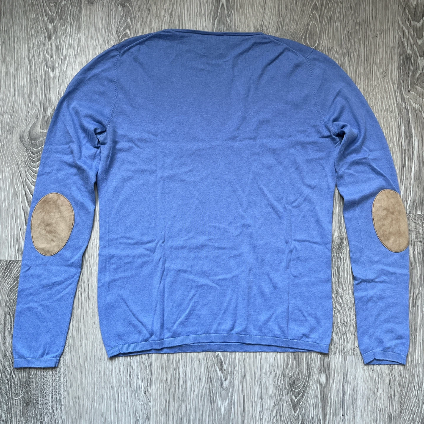 Massimo Dutti Blue Cotton Silk Top - Size S - photo 4