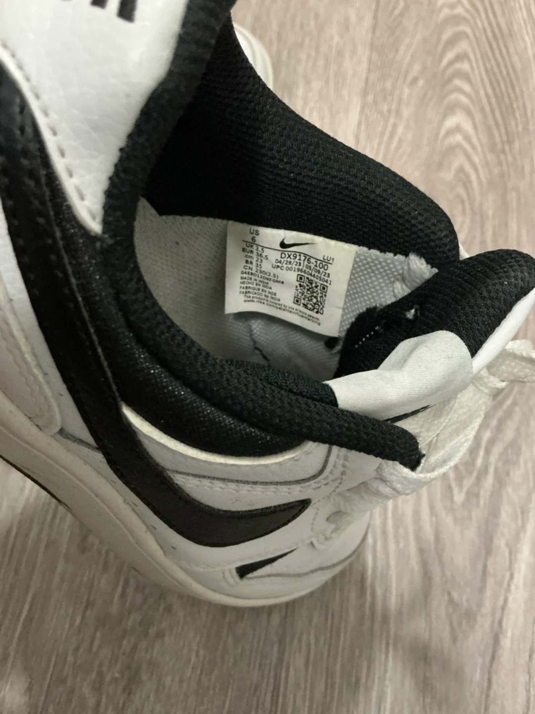 Nike Court Vision Low Sneakers - Size 6 - photo 4