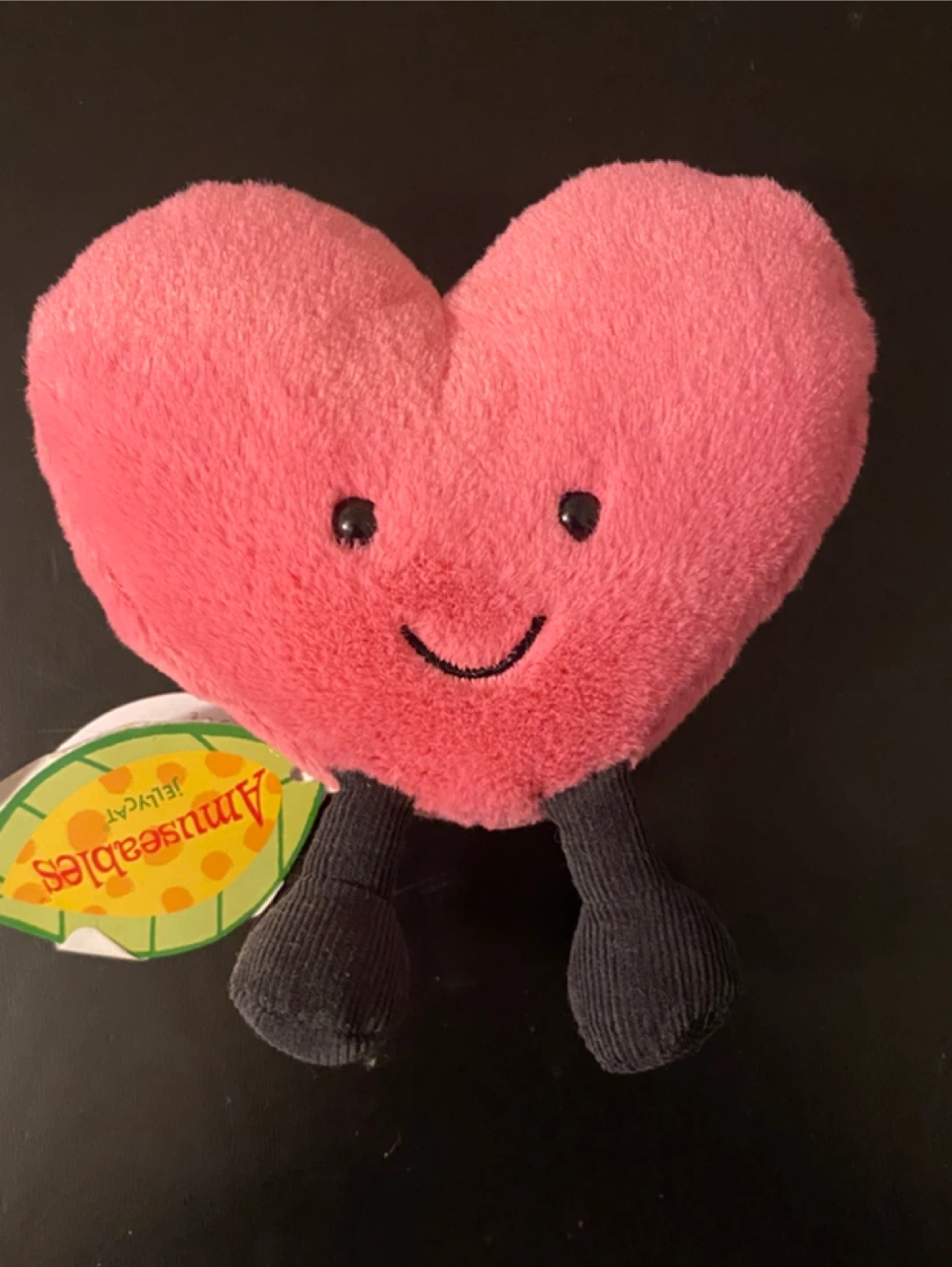 NEW! Valentine Retired Jellycat Heart Plush Toy with tags! - photo 3