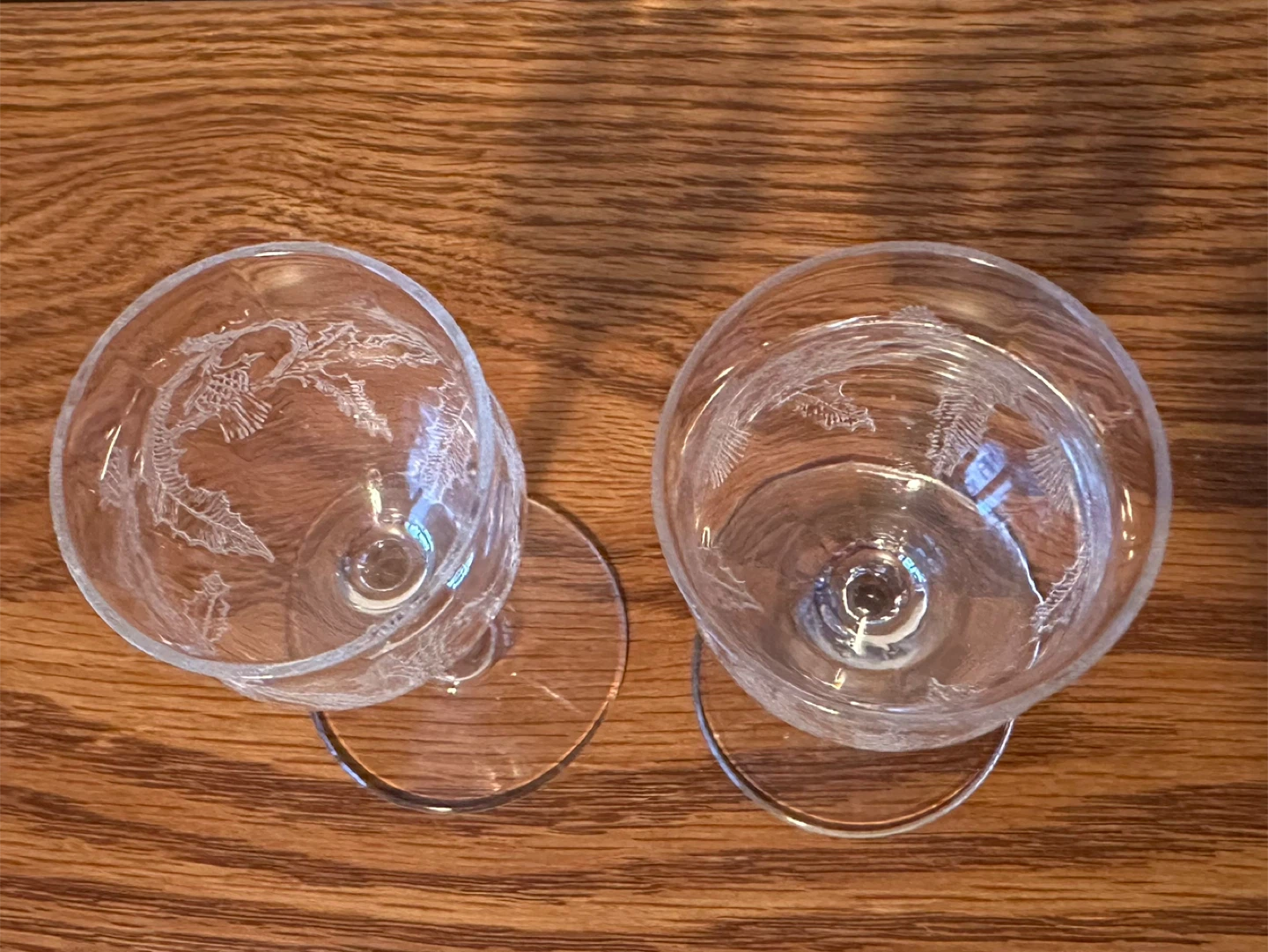 Vintage Thistle Cordial Glasses - photo 3
