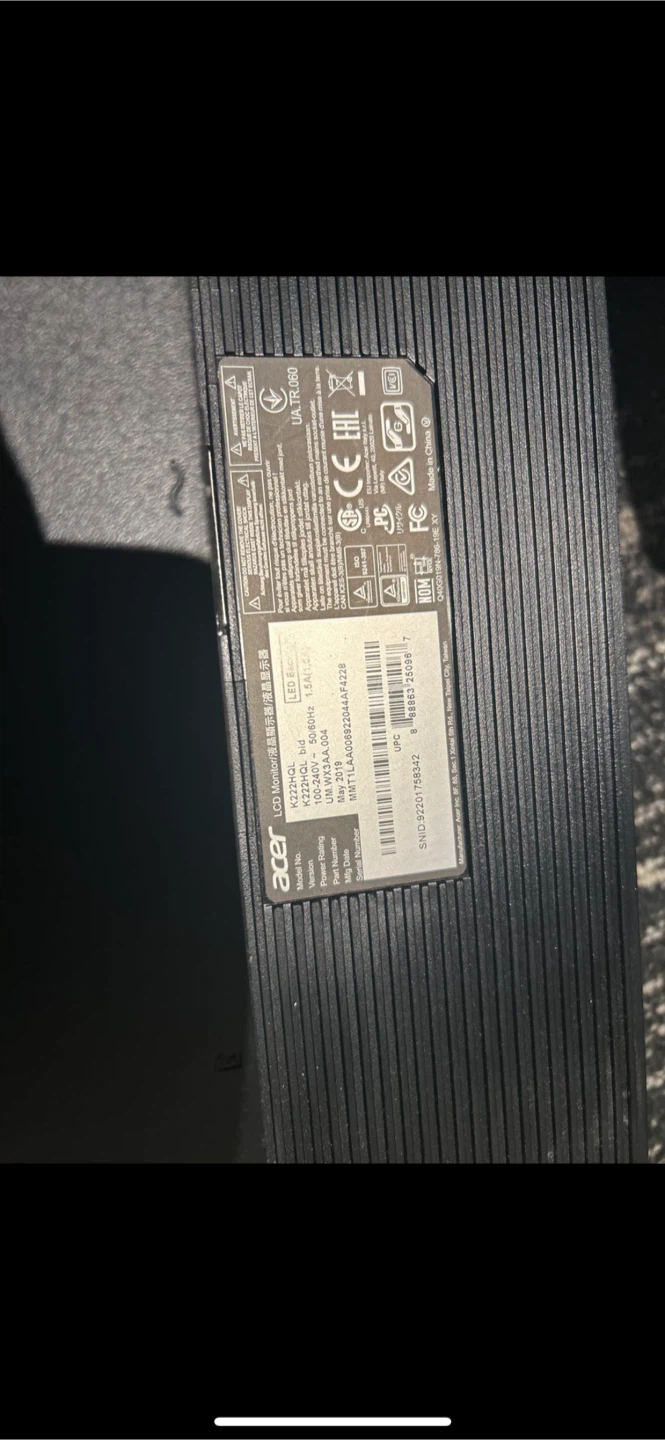 Acer K222HQL 21.5" Monitor - photo 2