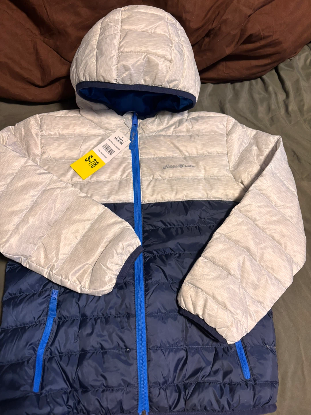 Eddie Bauer Youth Reversible Hooded Down Jacket - S/7-8 - photo 2