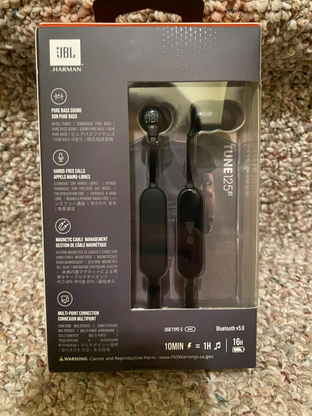 New JBL Tune 125BT Wireless Earphones - photo 2