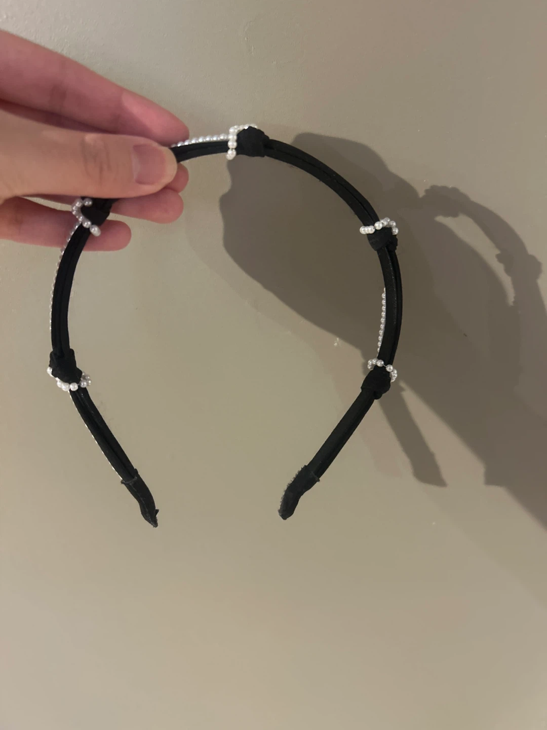 Black Headbands with Pearls & Bows sets - photo 4