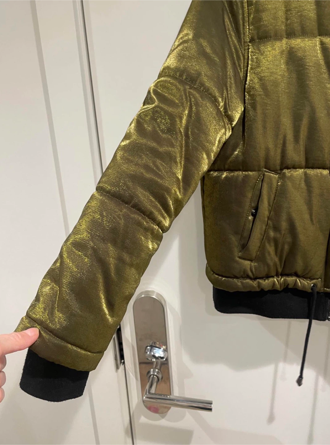 Topshop Gold Puffer Jacket - photo 2