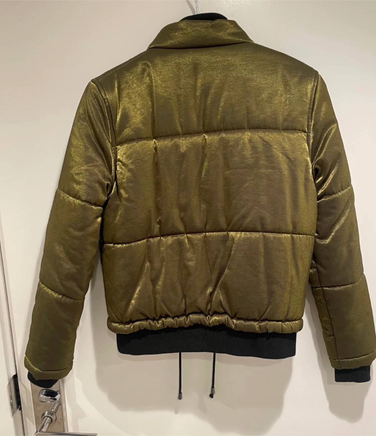 Topshop Gold Puffer Jacket - photo 3
