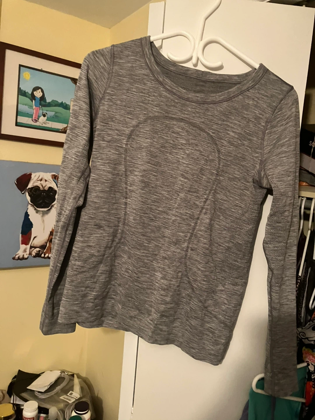 Lululemon Grey Long Sleeve Top