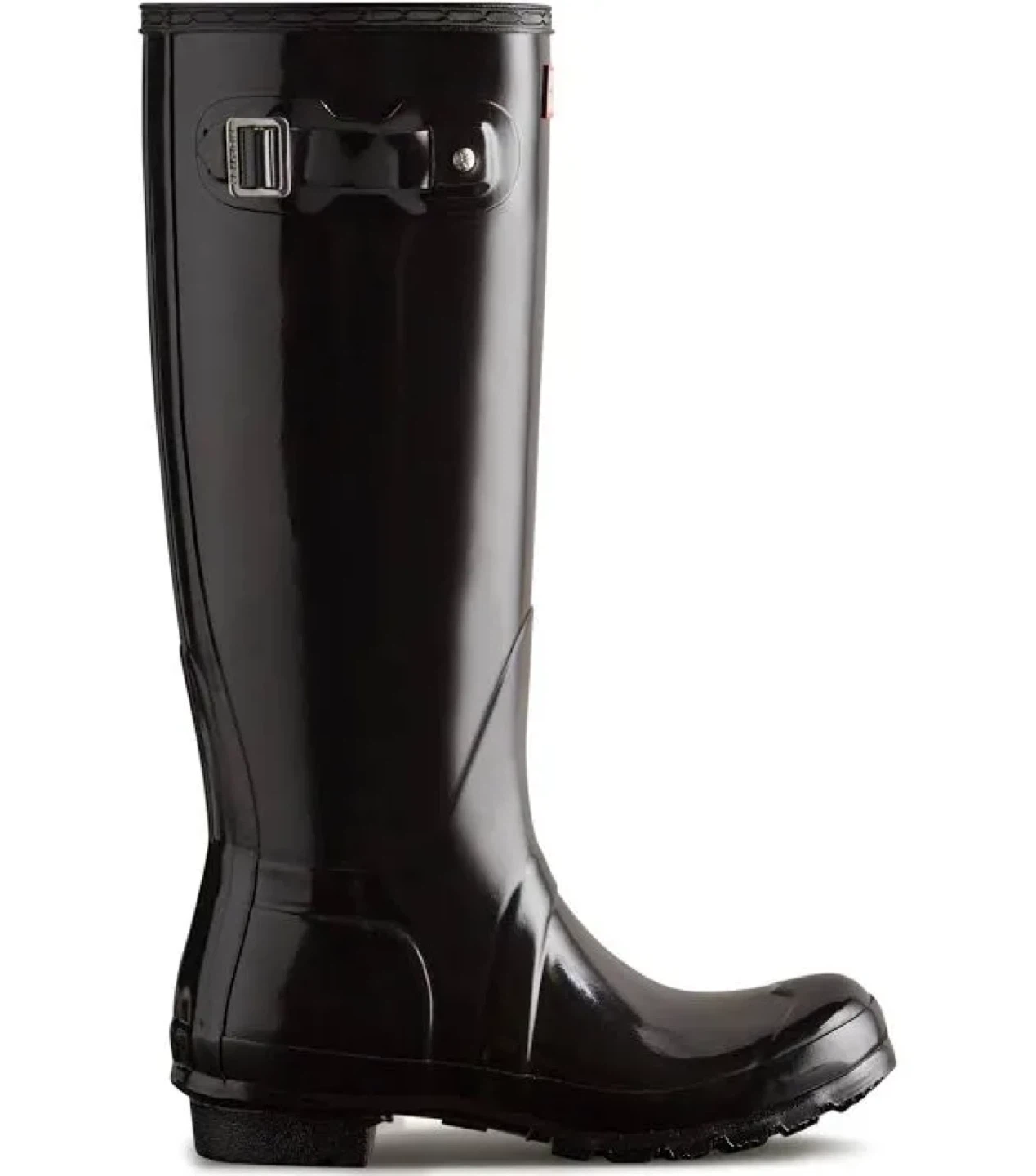 Hunter Women's Original Tall Gloss Rain Boots - Black