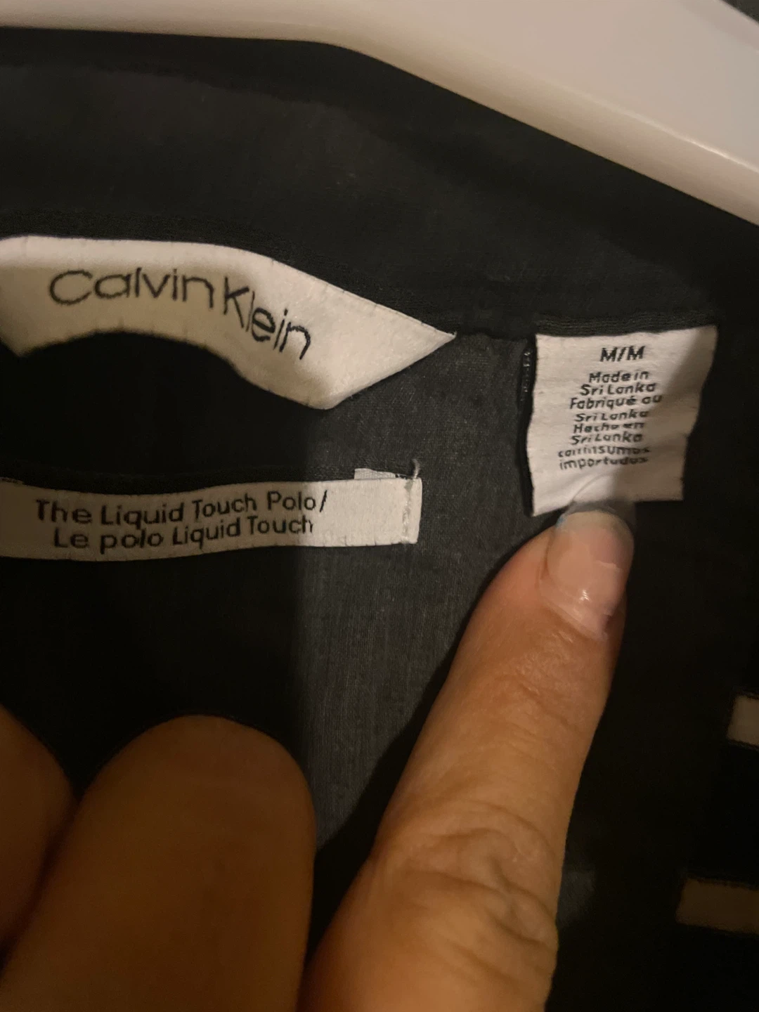 Calvin Klein Liquid Touch Polo - Striped, M - photo 3