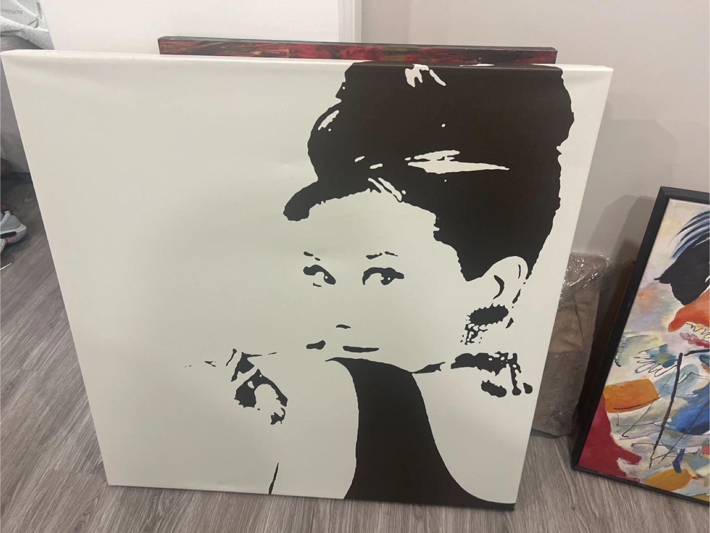 IKEA PJÄTTERYD Audrey Hepburn Canvas Art 35x35"