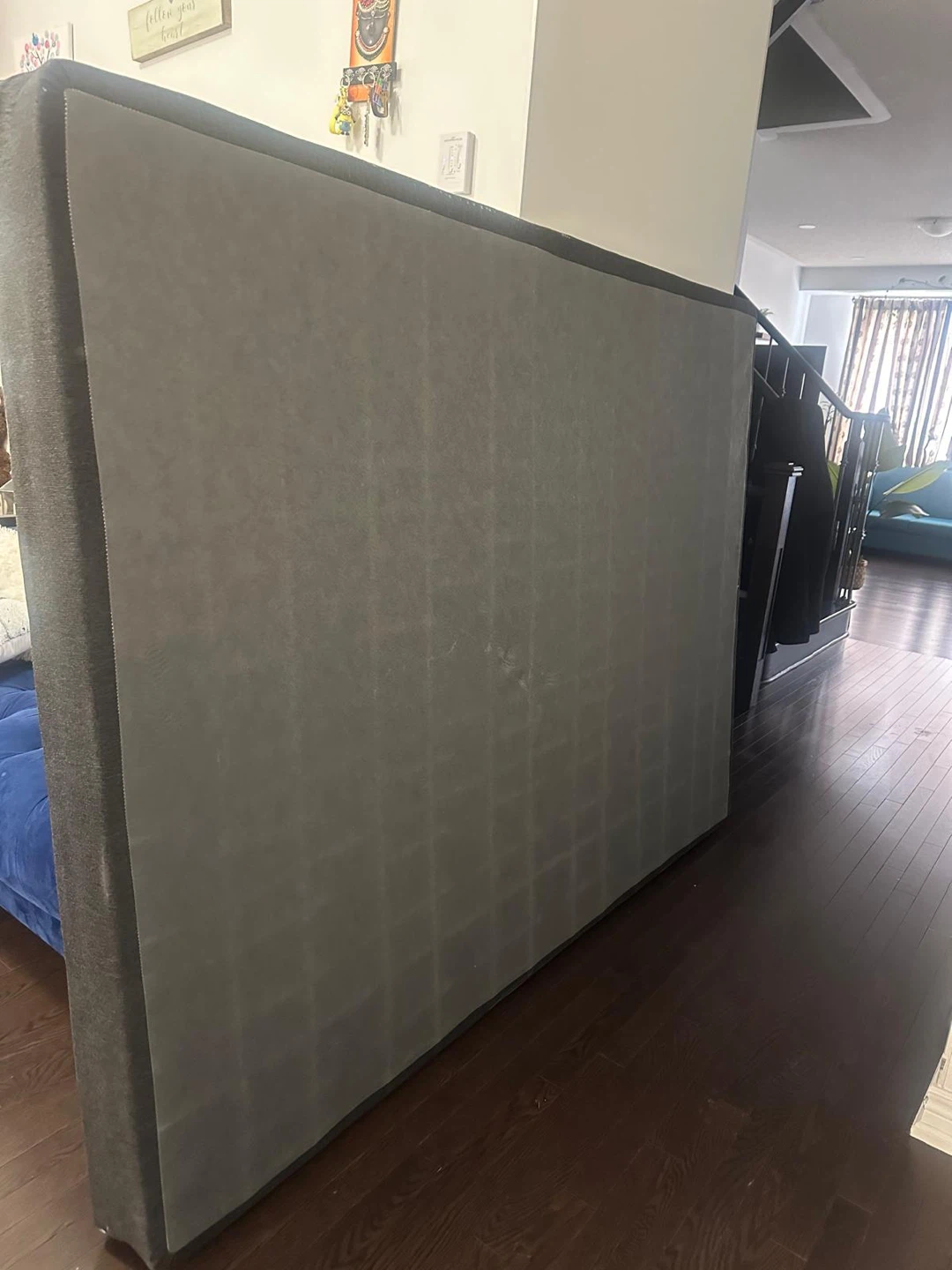 Queen Size Bed Frame - Grey