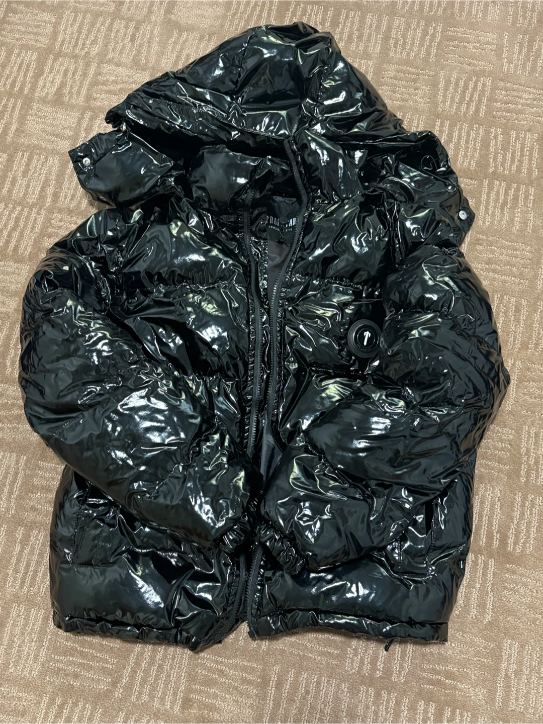 Trapstar Irongate Shiny Black Puffer Jacket - photo 3