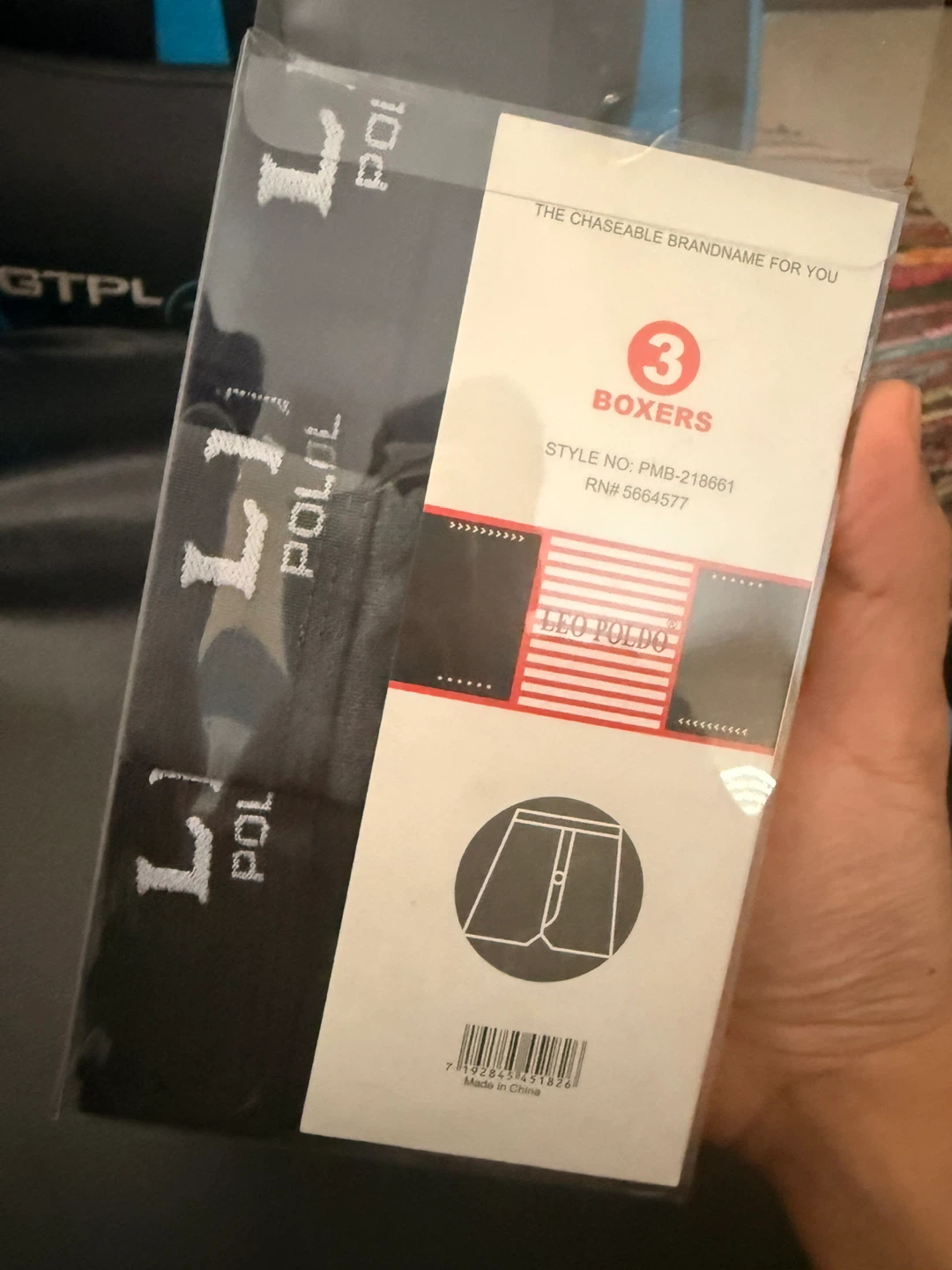 LEO POLDO Comfort Trunks Boxers - Size L (3 Pack) - photo 2