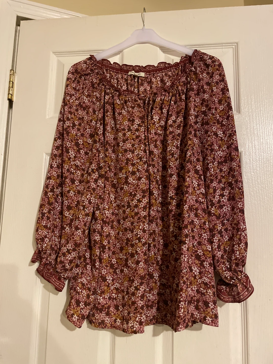 Max Studio Floral Blouse - 1X