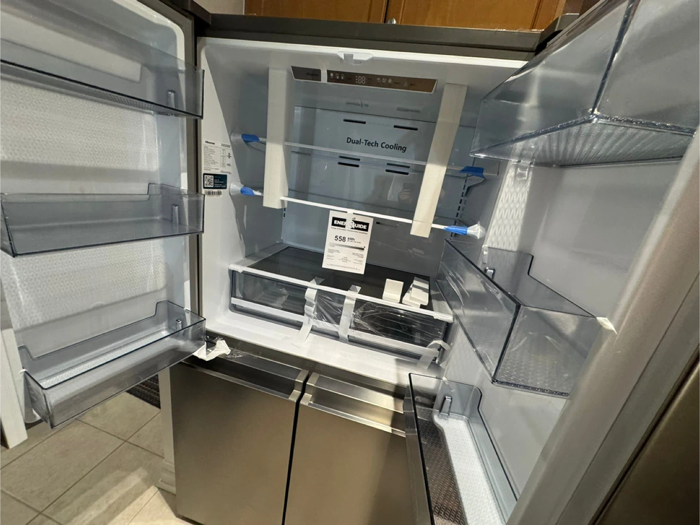 Hisense French Door Refrigerator - Stainless Steel - photo 4