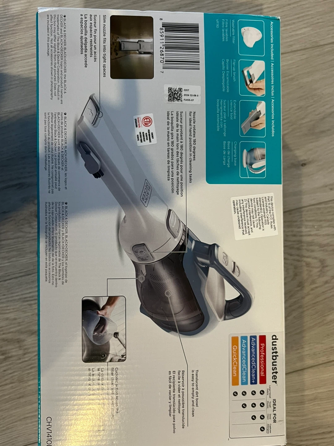 Black+Decker Dustbuster AdvancedClean Cordless Hand Vacuum - photo 3