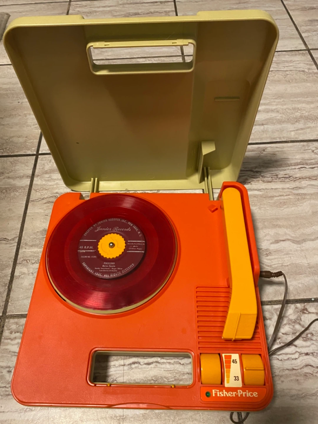 Vintage Fisher-Price Record Player