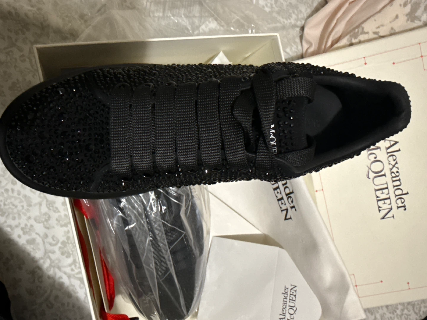 Alexander McQueen Oversized Sneaker - Black, Size 41 - photo 2