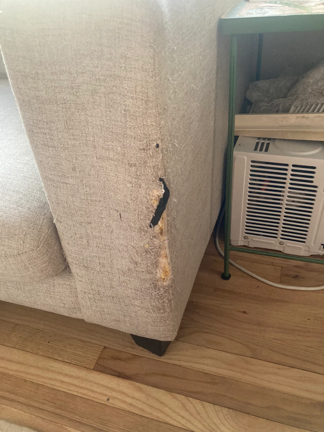 FREE Light Grey Sofa - Some Wear - photo 3